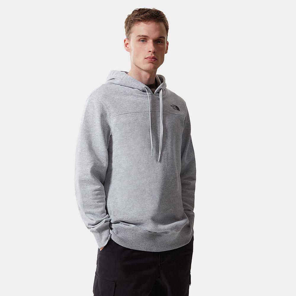 The North Face Zumu Fleece Ανδρικα Φούτερ Hoodie - Ανοιχτο Γκρι (MRLN42309)